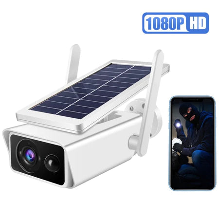 Câmera de Segurança Externa IP Wifi HD com Energia Solar