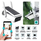 Câmera de Segurança Externa IP Wifi HD com Energia Solar